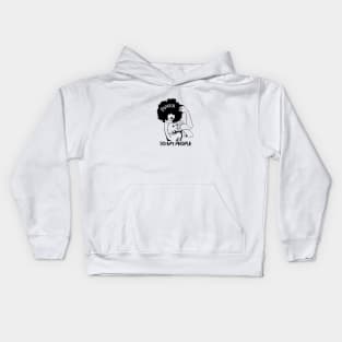 Afro Woman - Power To My People Kids Hoodie